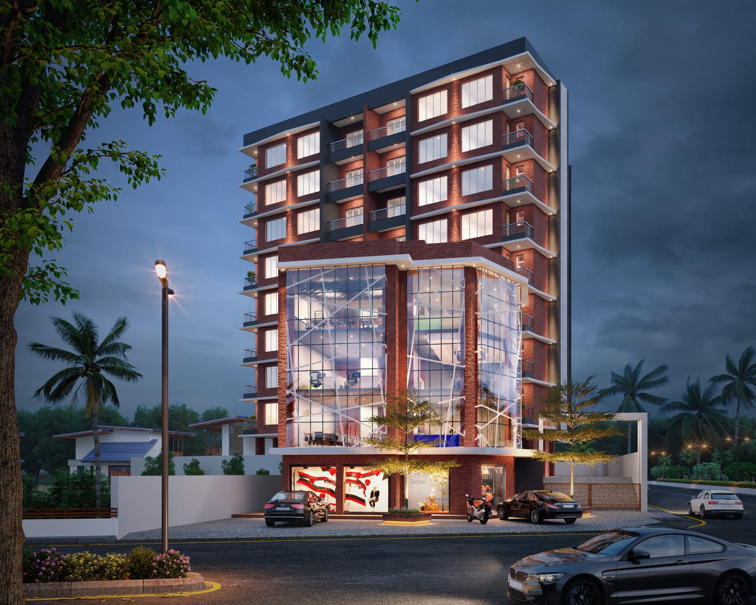 Residential facade rendering services