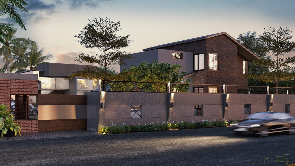 Residential facade rendering services