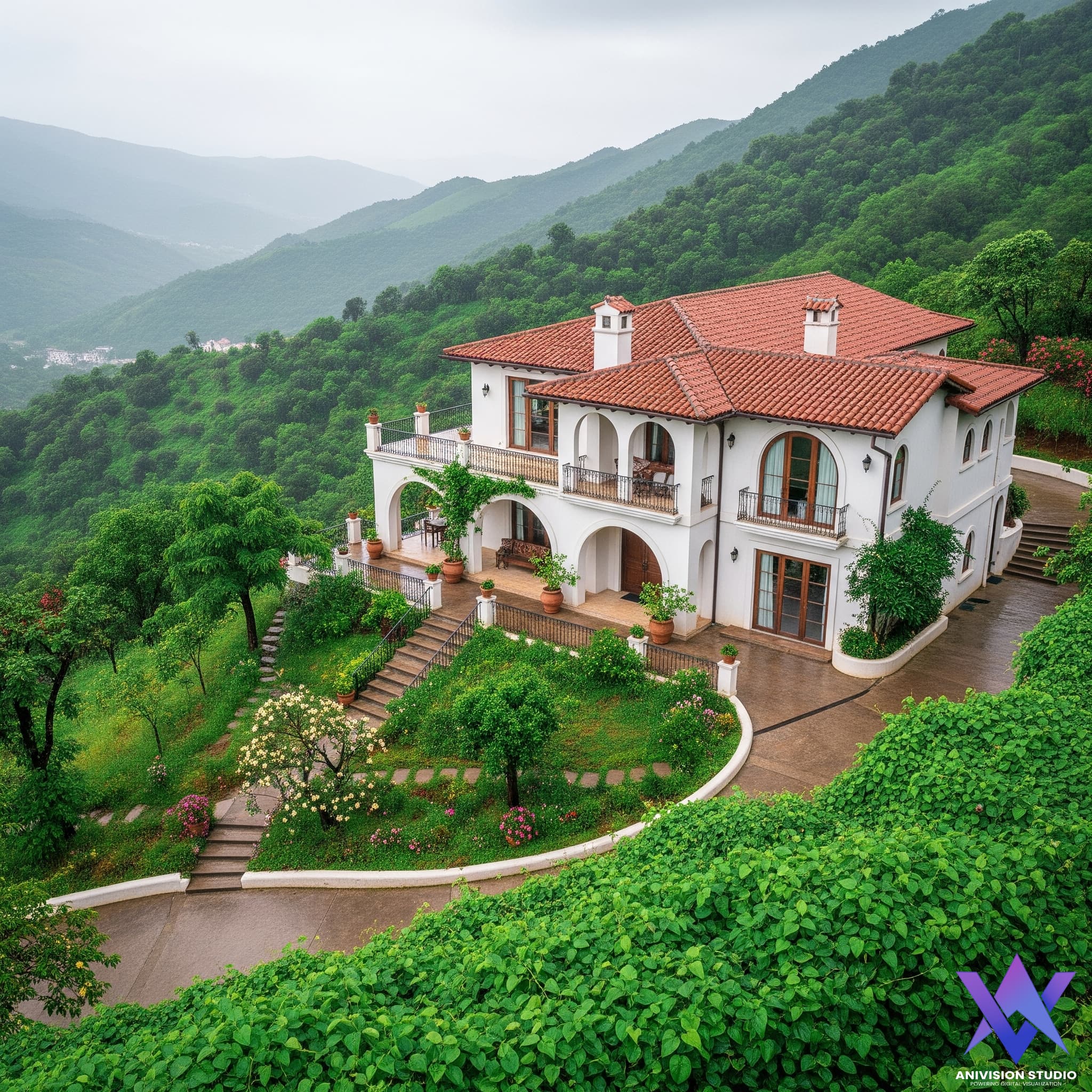 Hospitality 3D rendering