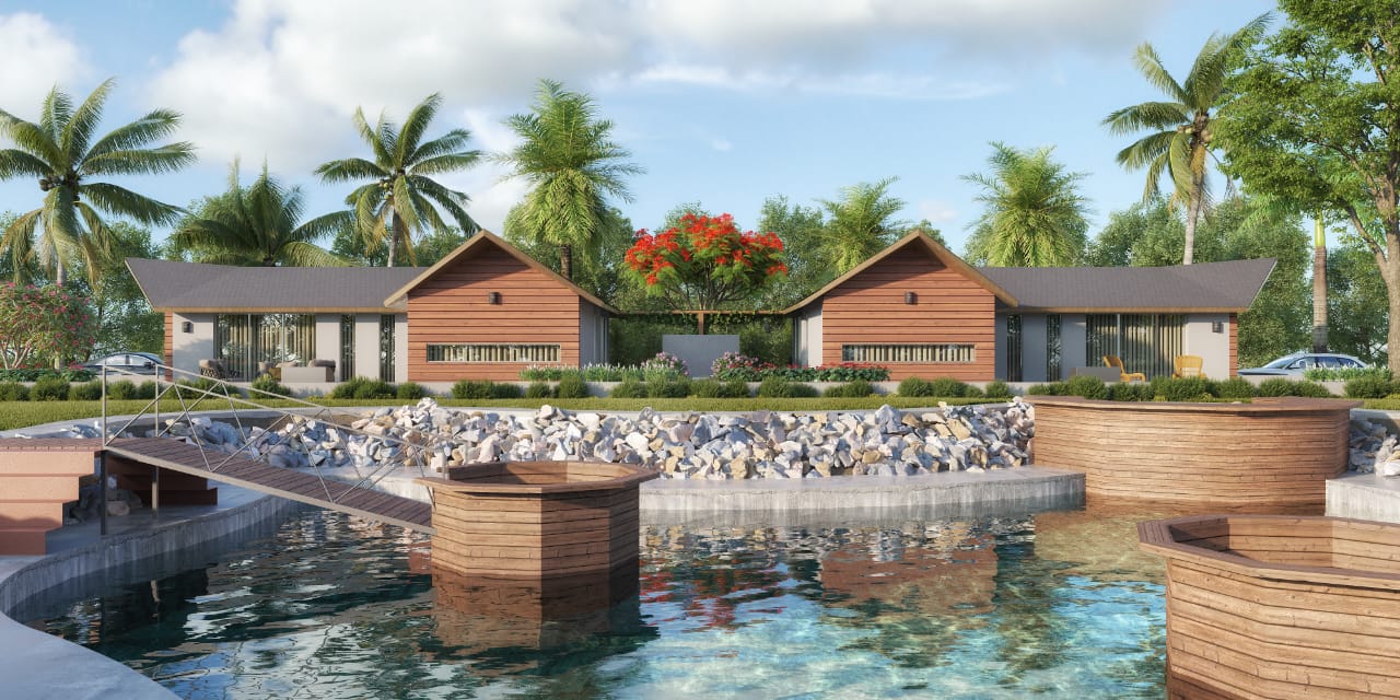 Residential 3D rendering